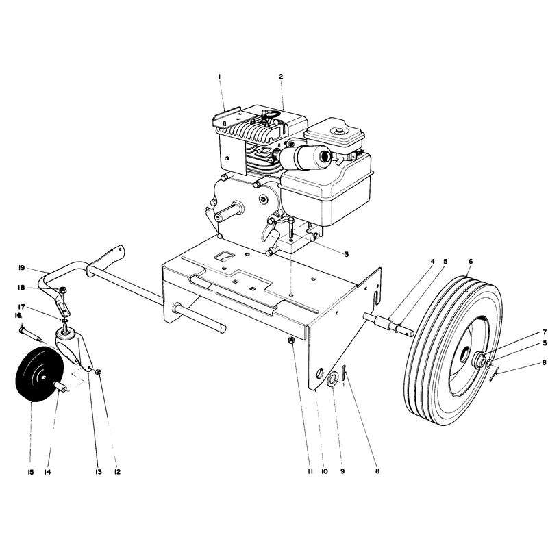 Engine and Base Assembly Model 62911
