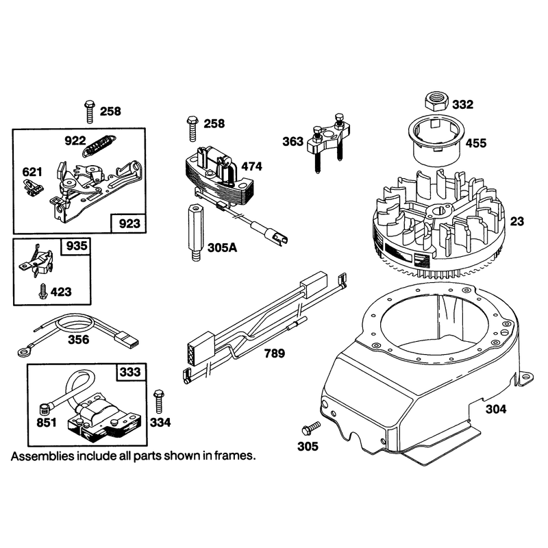 Engine Briggs and Stratton Model 122707-3187-01