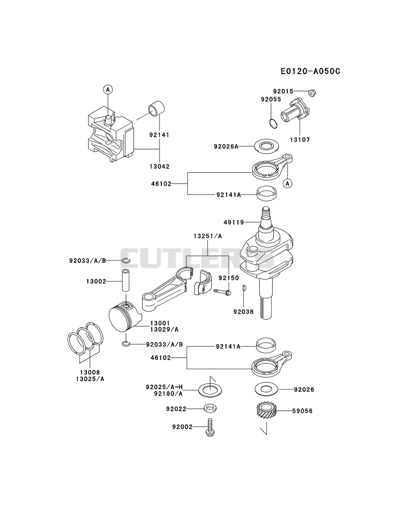 PISTON/CRANKSHAFT
