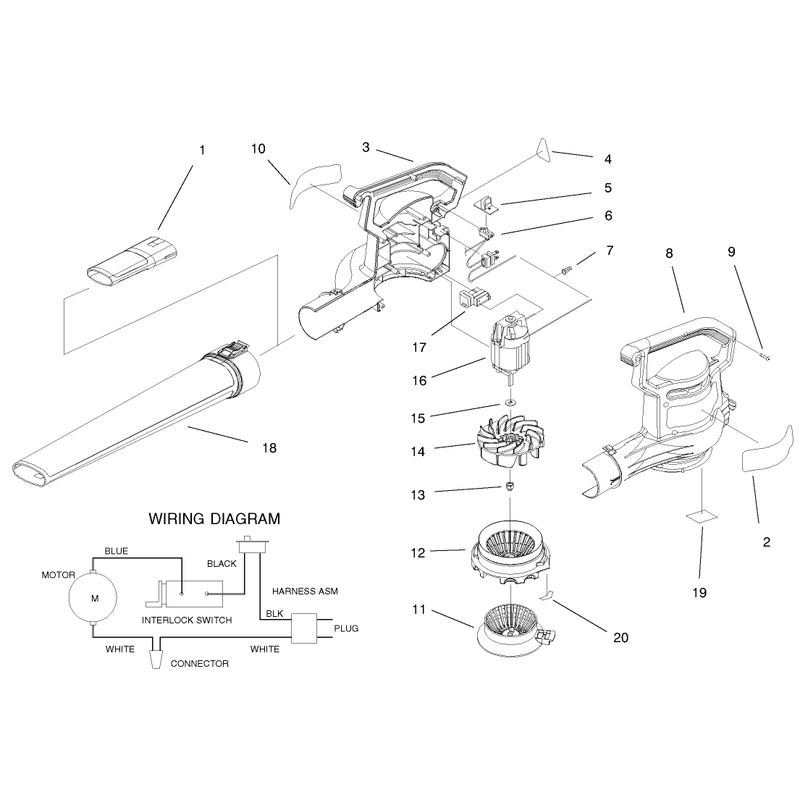 Blowervac Assembly