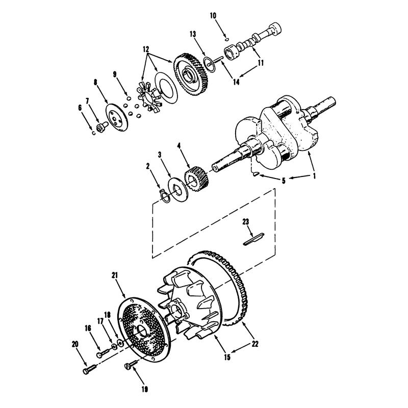 Crankshaft Camshaft Flywheel