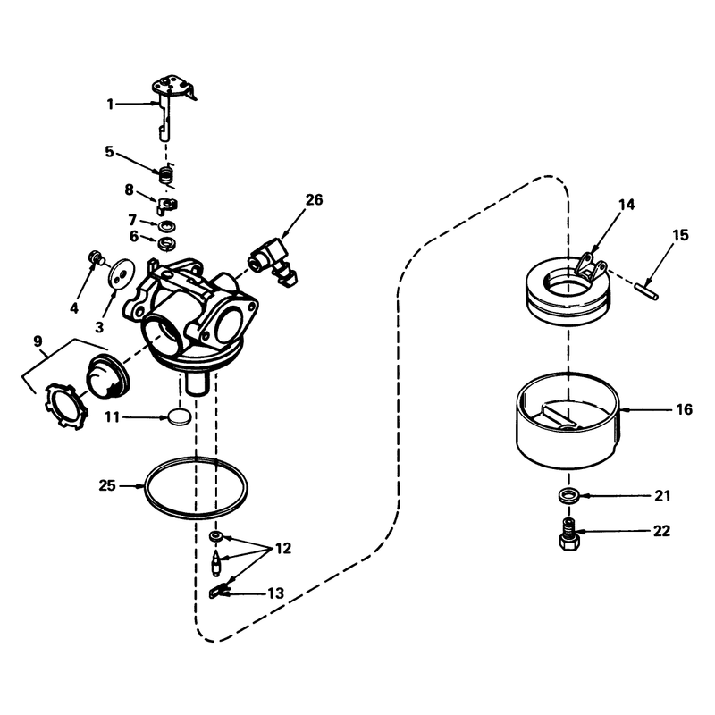 Carburetor No 632050