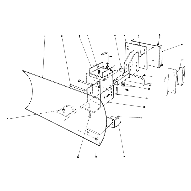 Grader Blade Assembly Model 59099
