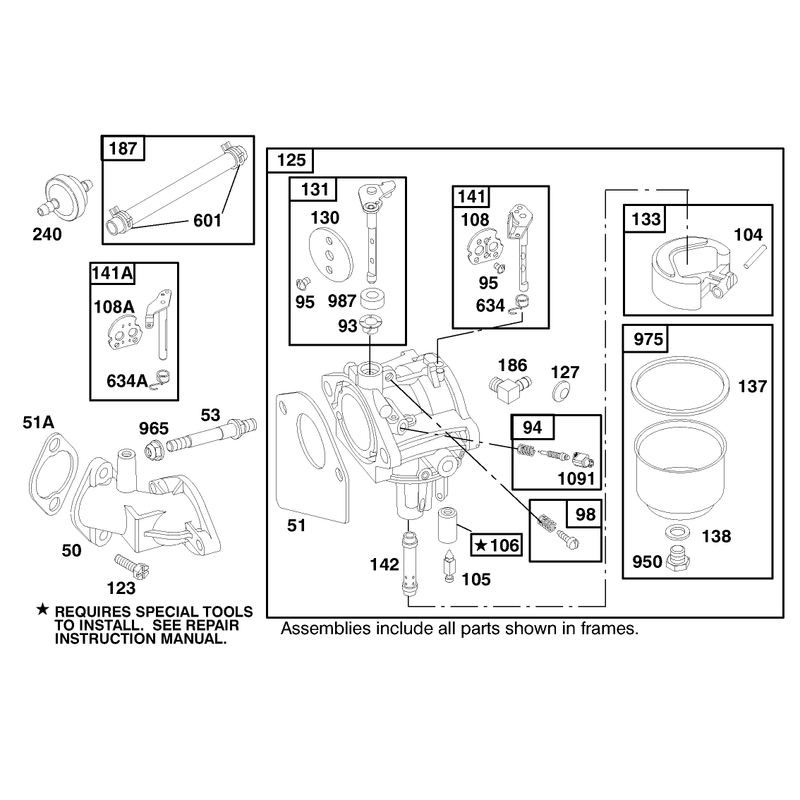 Engine Briggs and Stratton Model 28m707-1122-E1