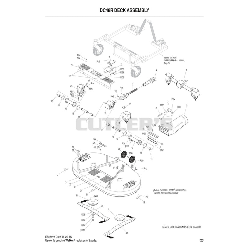 DC48R Deck Assembly