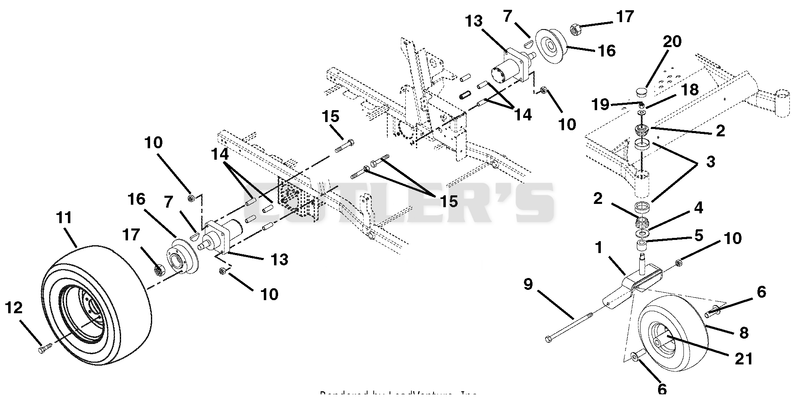 Wheel Motors, Tires, Brakes And Front Forks