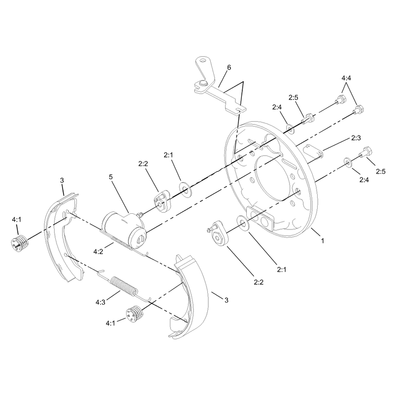 Right Hand Brake Assembly No 104-6806