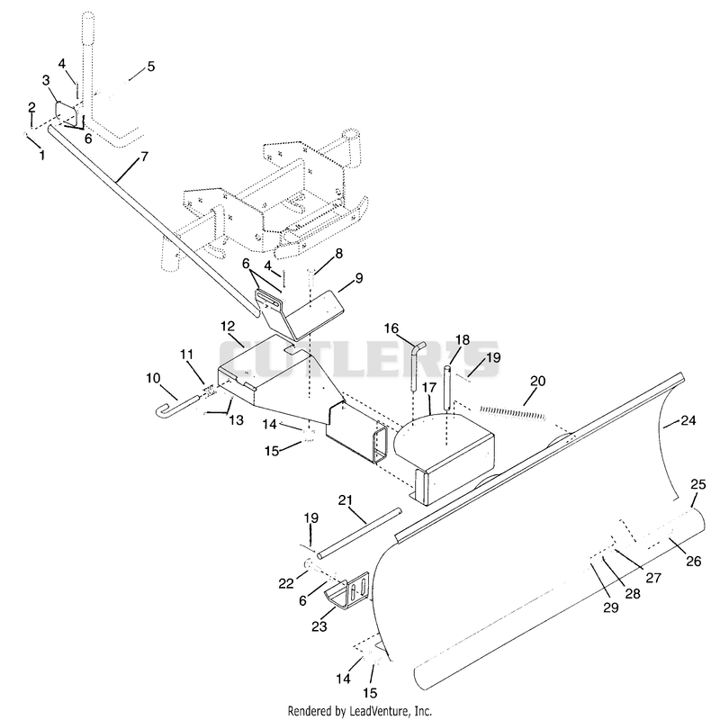 42" Front Blade (Model 836001)