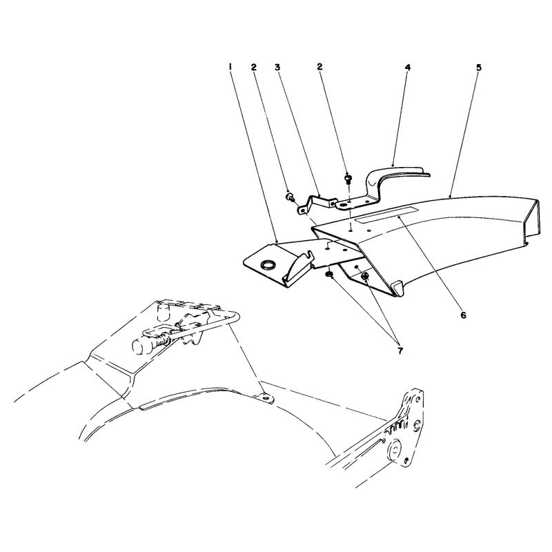 Side Discharge Chute Model No 59108 Optional