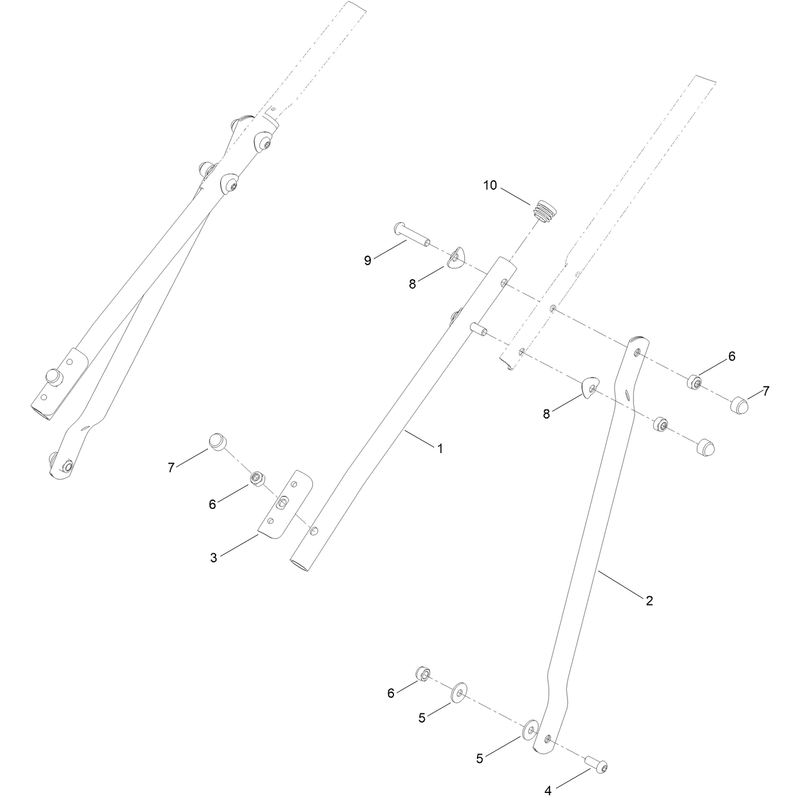 Lower Handle Assembly No 134-3586