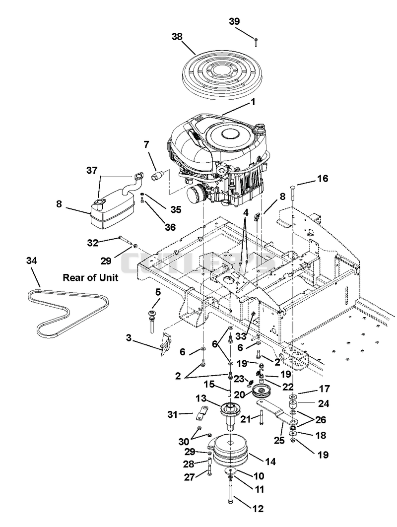 Engine Exhaust Belts and Idlers