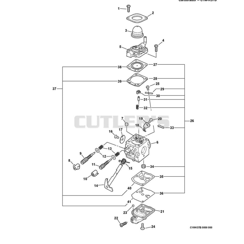 Carburetor -- C1M-K37B