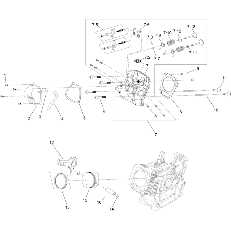 Piston and Head Assembly