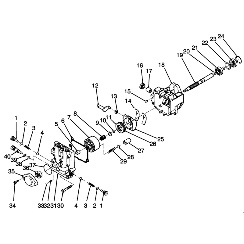 Hydraulic Pump Assembly No 82-8220