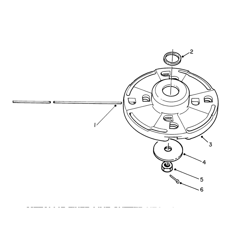 Metallic Fixed Line Cutter Head (optional)