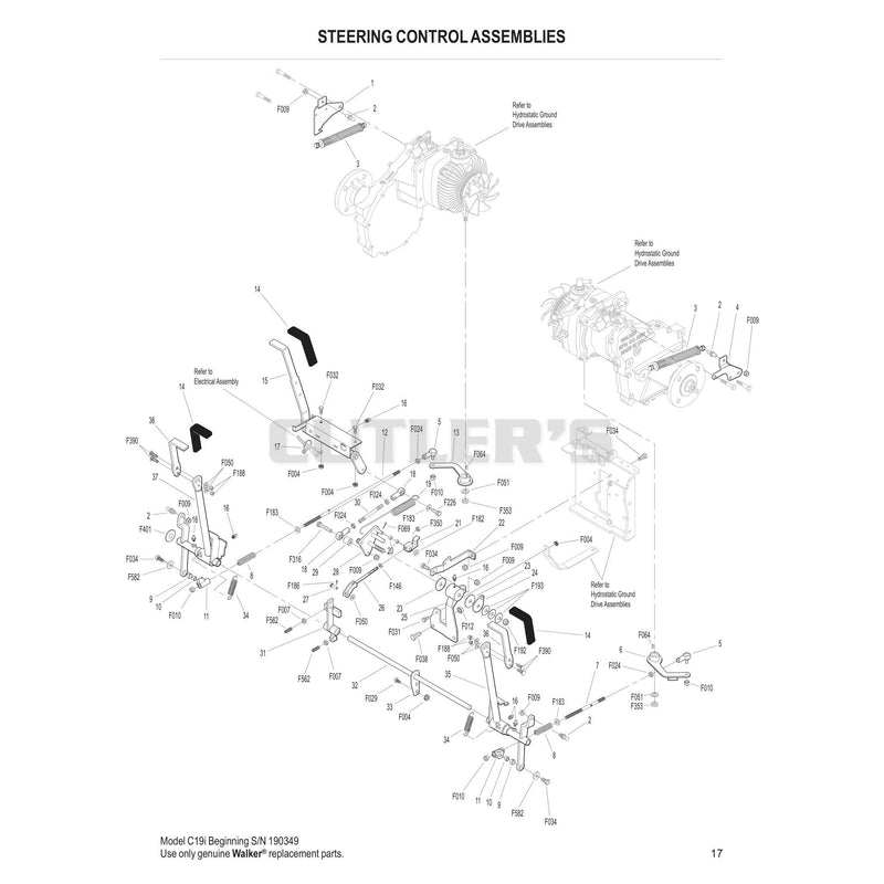 Steering Control Assemblies