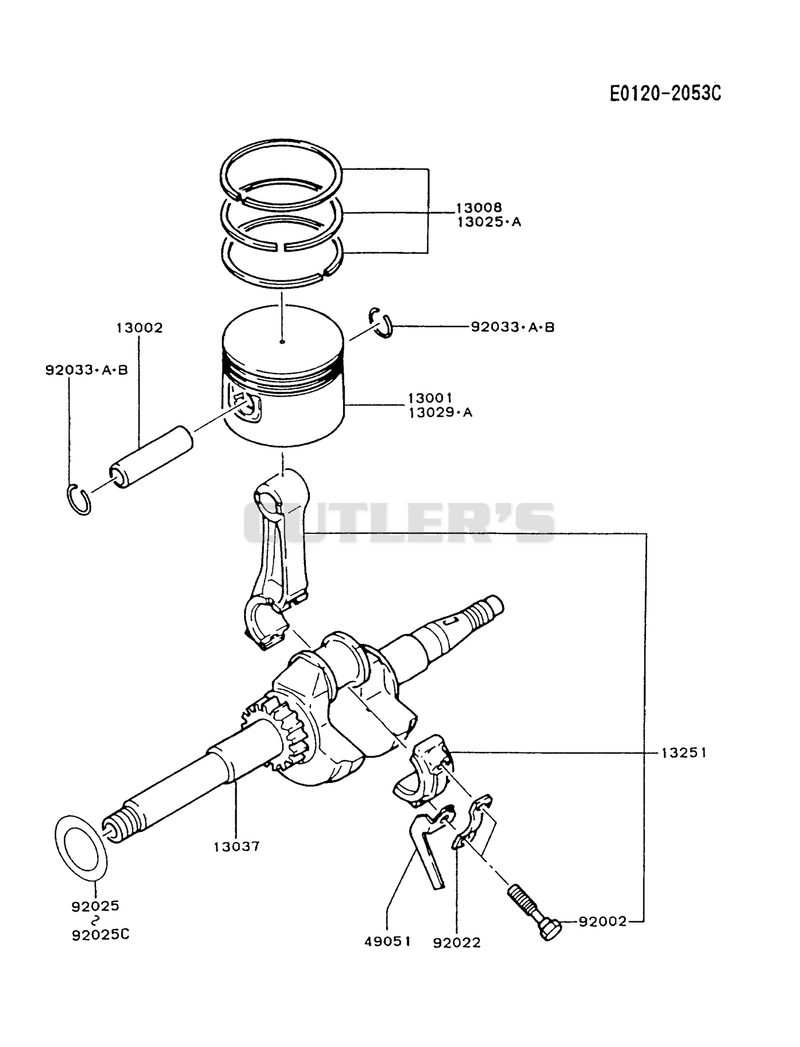 PISTON/CRANKSHAFT