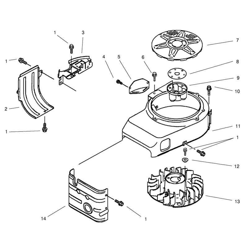Cooling Equipment Assembly Kawasaki FB460V-MS14