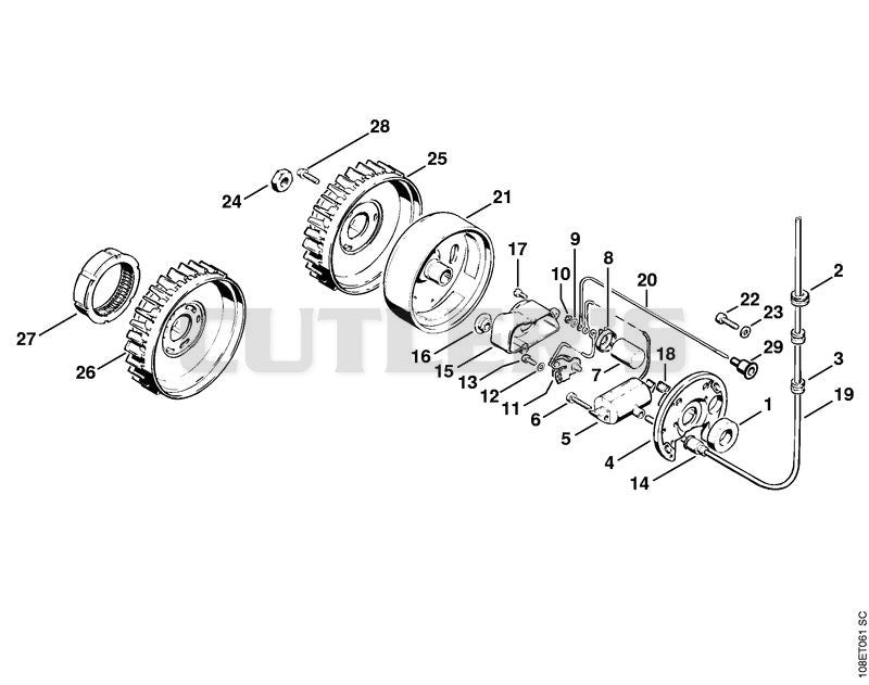 Ignition system ⇥ X 13 927 613 (04.85)