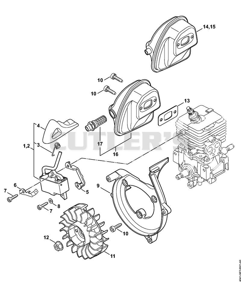 Ignition system, Muffler