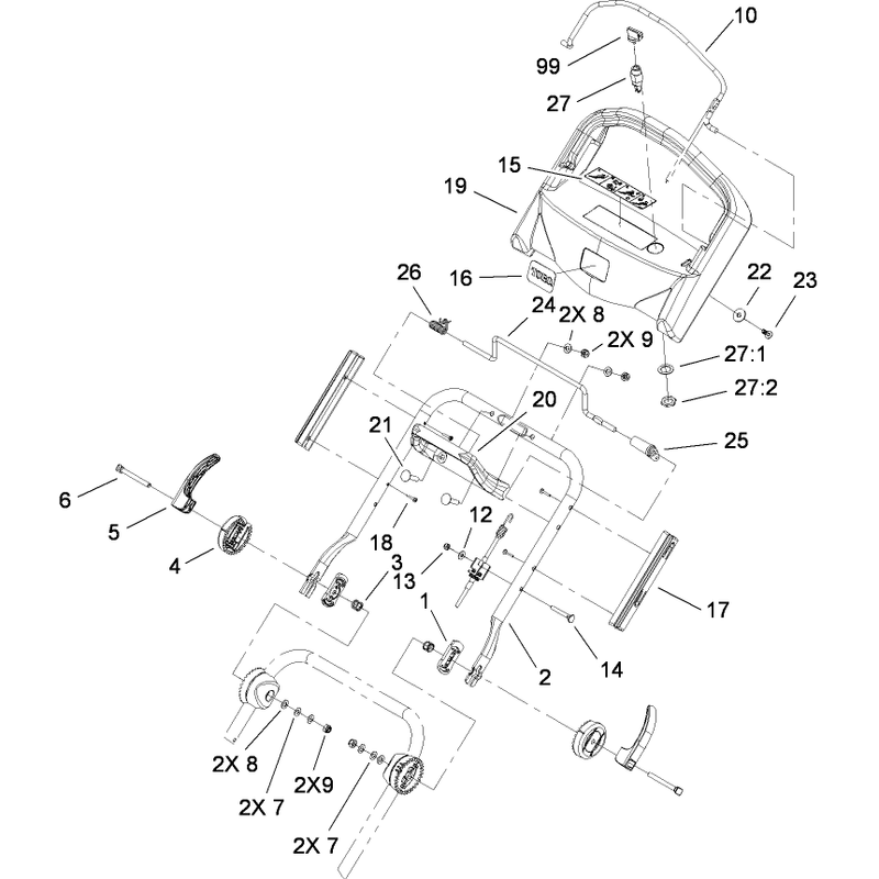 Upper Handle Assembly