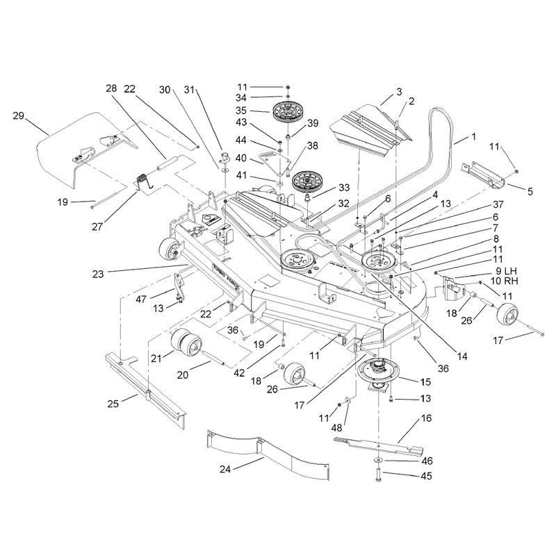 60in Deck Assembly