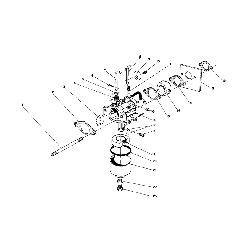 Carburetor Assembly (engine No. 47pl0-2)