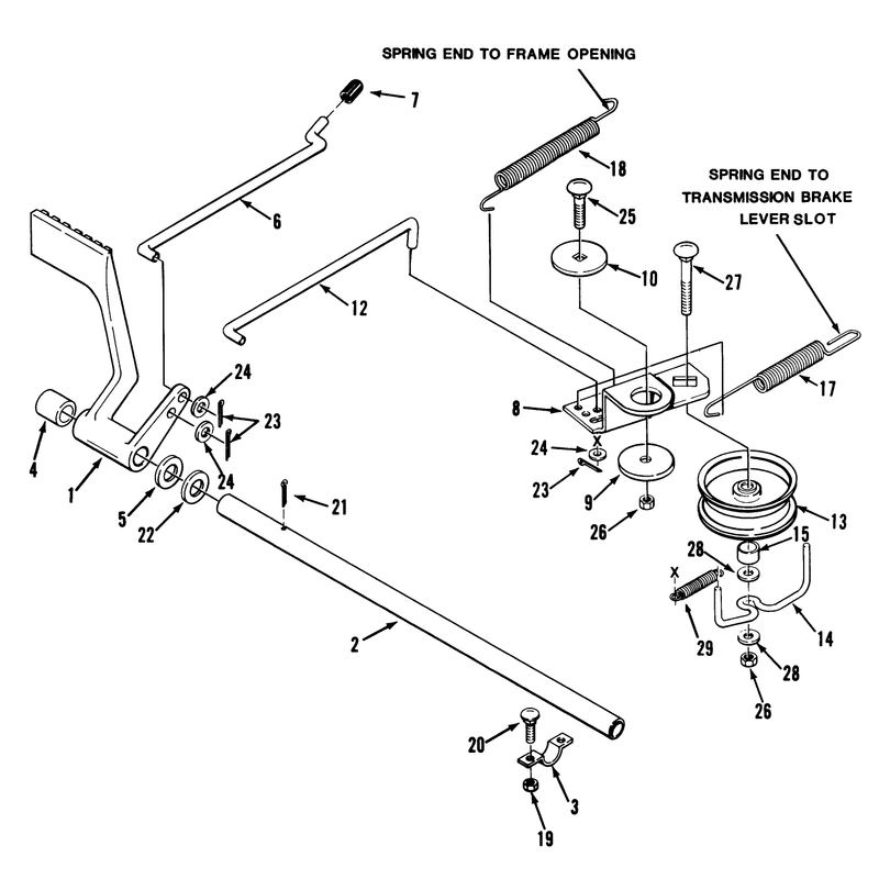Brake & Idler Assembly (212-5)