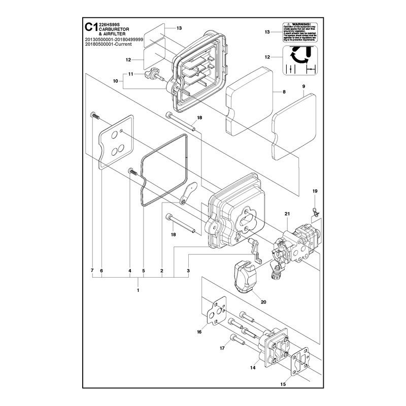 CARBURETOR AND AIR FILTER