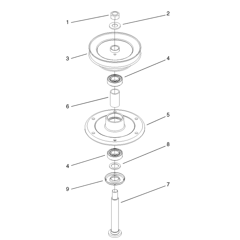 Spindle Housing Assembly No 104-6315