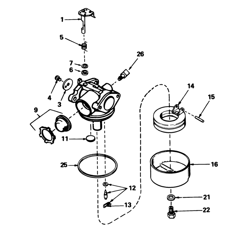 Carburetor No 632098