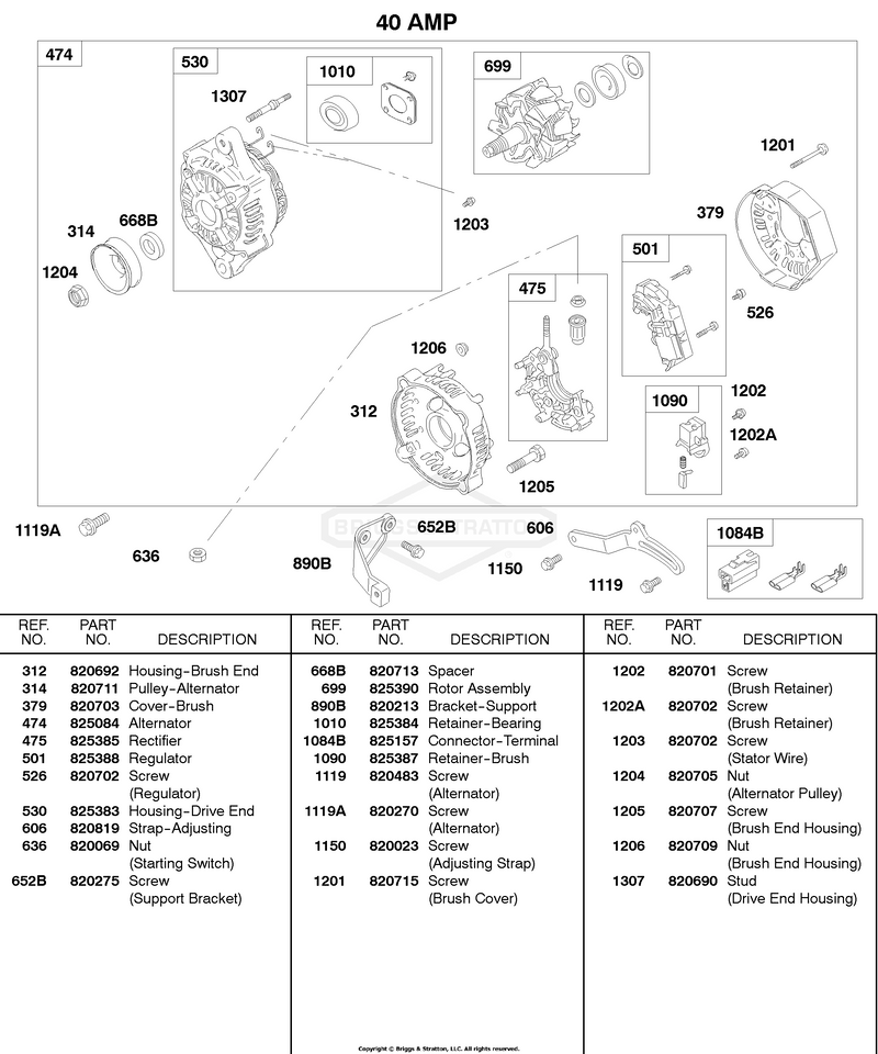 40 Amp Alternator