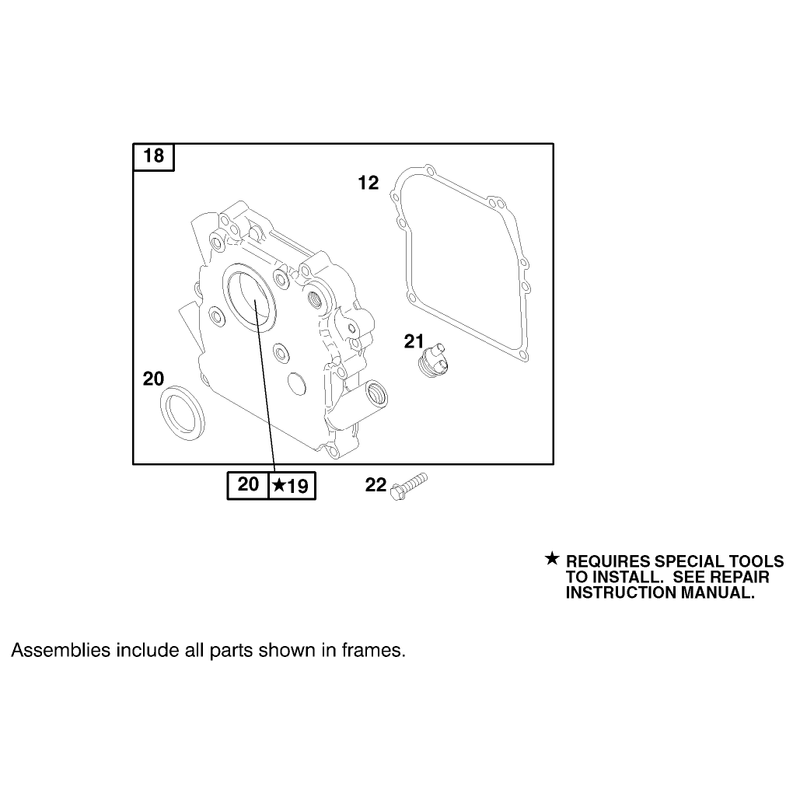 Engine Briggs and Stratton Model 92252-0129-02