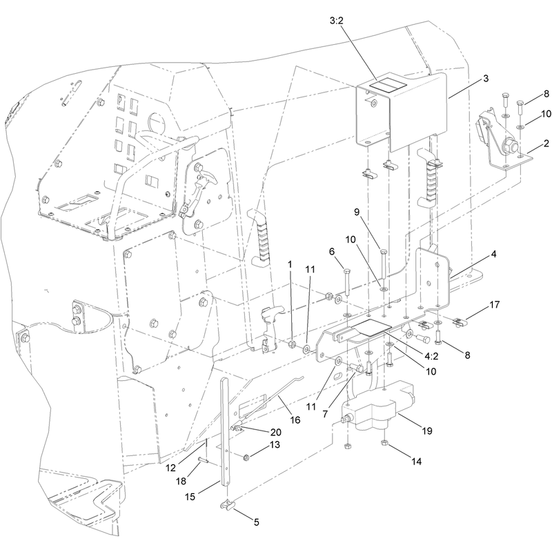 Neutral Switch and Hydraulic Mounting Assembly