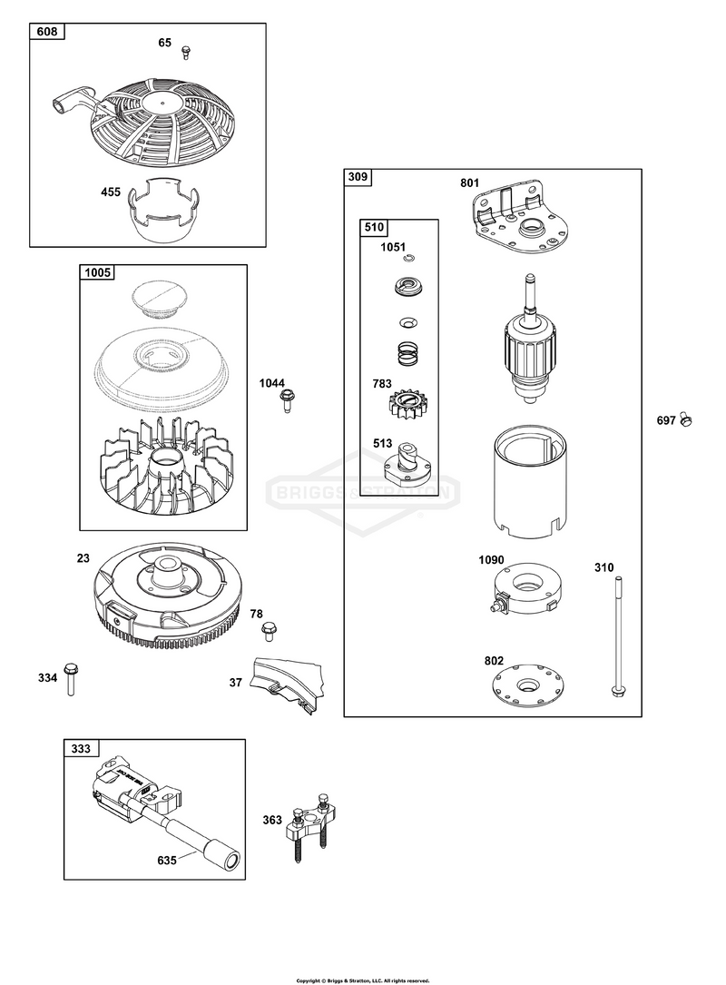Flywheel, Ignition, and Starter Group