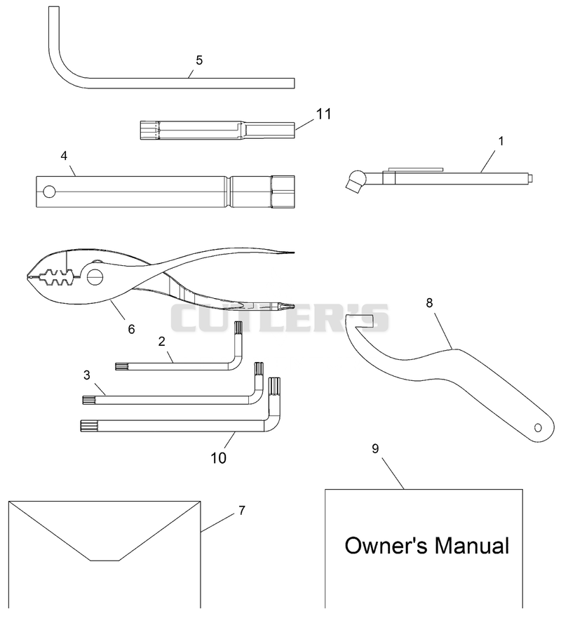 Tool Kit And Owners Manuals