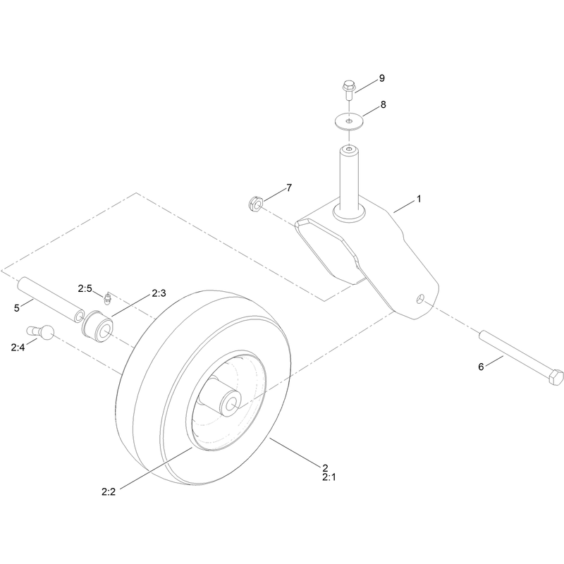Tire and Caster Assembly