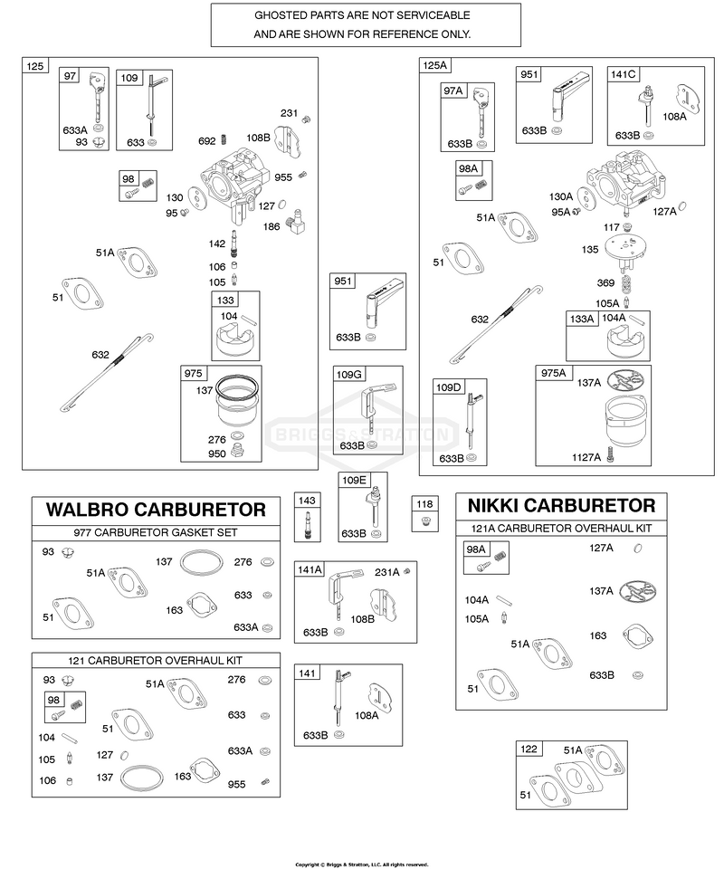 Carburetor, Kit - Carburetor Overhaul