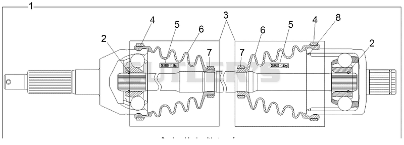 Rear Half Shaft