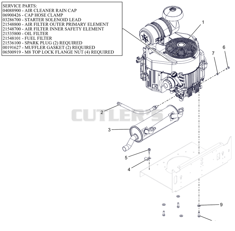 Engine - Kawasaki FX691V