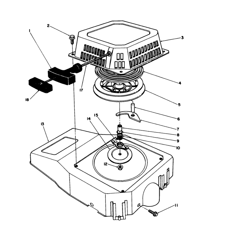 Recoil Assembly Model No Vmh7