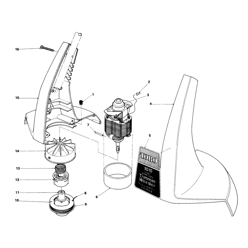 Motor and Housing Assembly