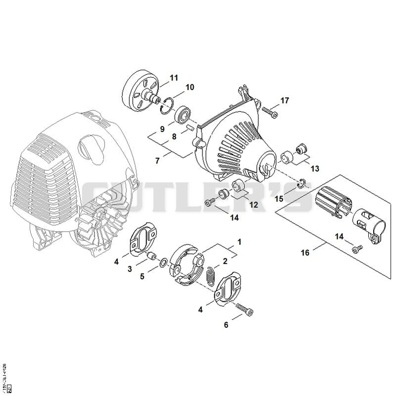 Clutch, Fan housing