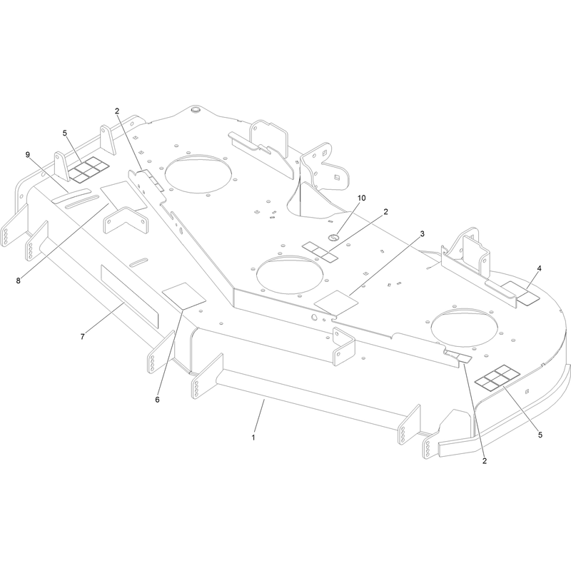 Deck Decal Assemmbly No. 136-8626