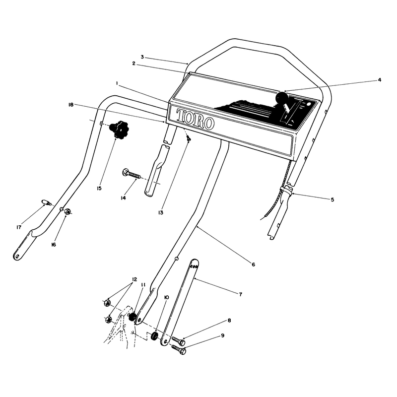 Control Panel Handle Assembly