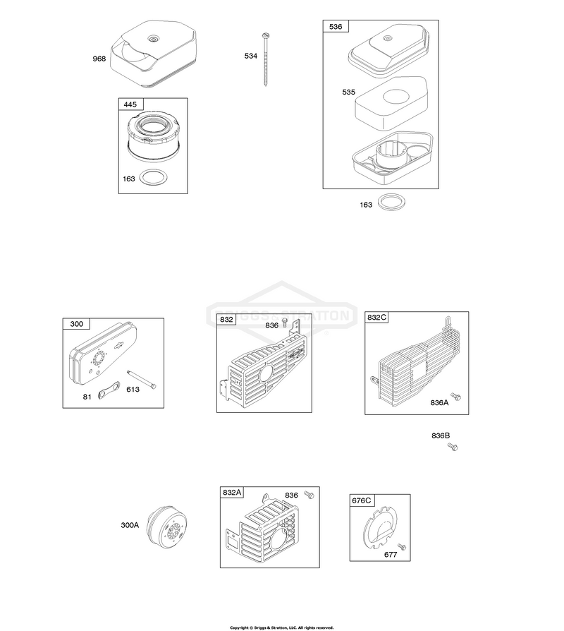 Air Cleaner, Exhaust System