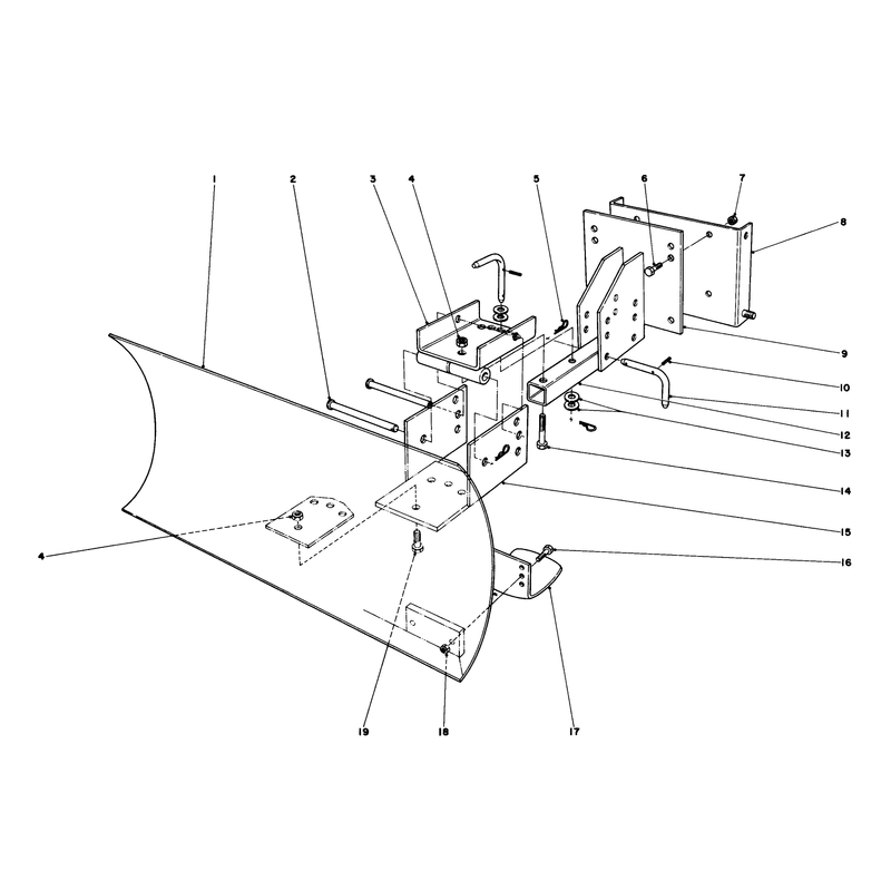 Grader Blade Assembly (model No. 59051)