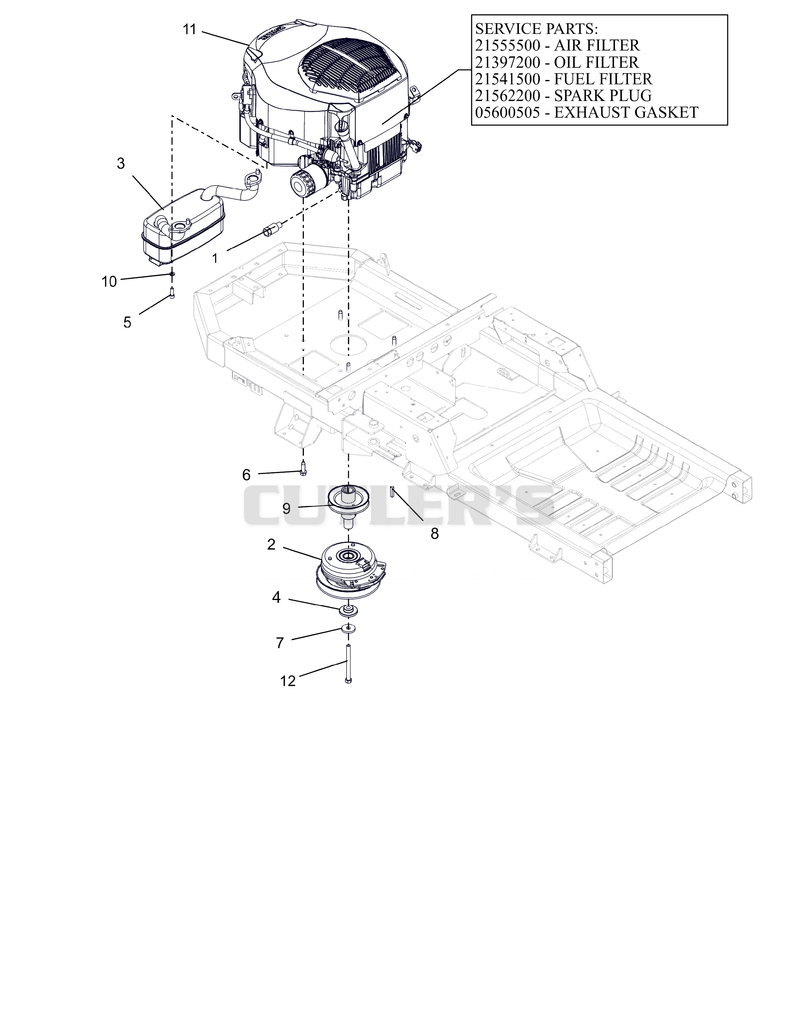 Engine - Kohler 22HP