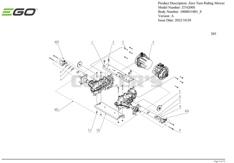 Drive Train Assembly