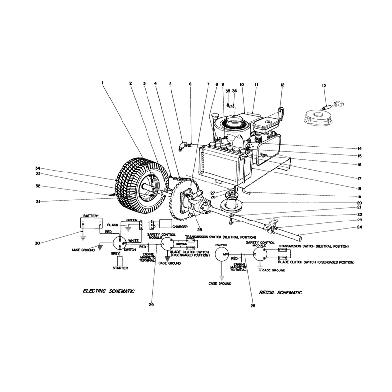 Engine And Differential Assembly